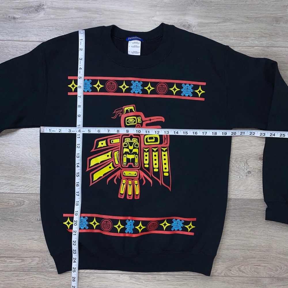 NWOT Pendleton Sweatshirt Unisex Size Small | Pendleton Native Sweatshirt Small - Picture 7 of 12